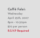 Caffe Falai Event Details