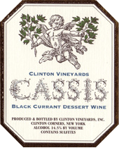 Clinton Vineyards Cassis: Black Currant Dessert Wine