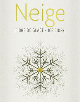 Neige: ice wine label