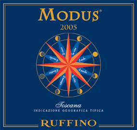 Ruffino Modus wine label
