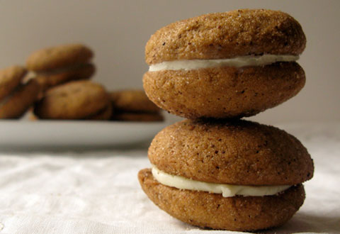 Whimsy & Spice Pumpkin Ginger Sandwich Cookies
