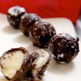 Martine's Chocolates banana mousse truffle