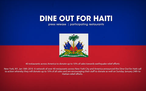Dine Out for Haiti