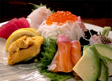 Special sashimi platter at Omen