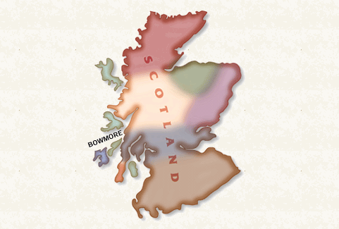 Scotch-producing regions in Scotland