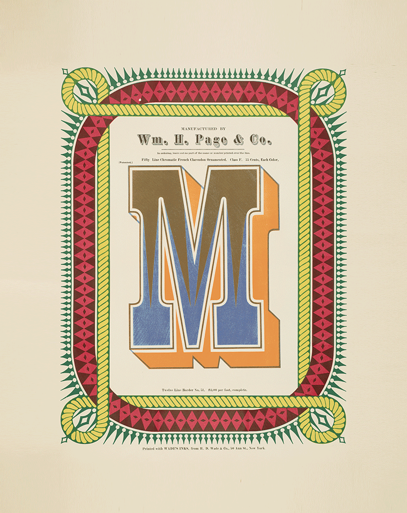 Wm. H. Page & Co. Chromatic Wood Type