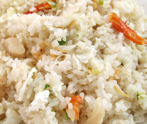 Seafood Egg White Fried Rice