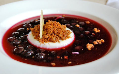 Chilled Blueberry Soup (Seasonal)