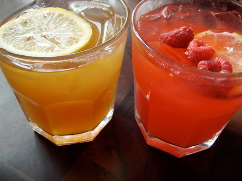 Thé Glacé + Raspberry Lemonade
