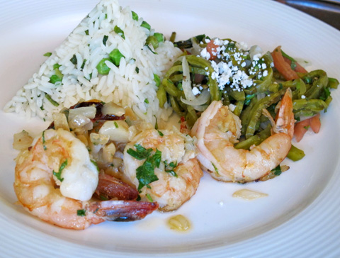 Shrimp Sauteed in Lime