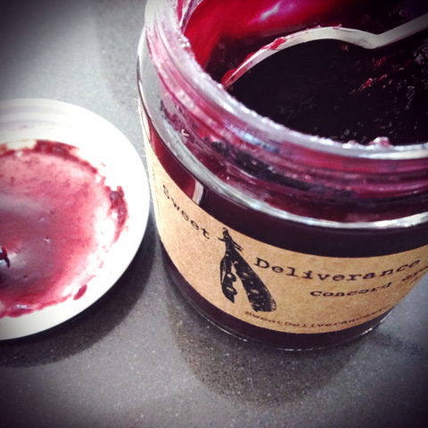 Sweet Deliverance NYC Concord Grape Jam