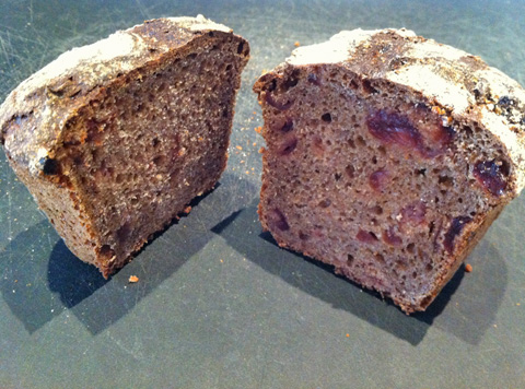 Finnish Ruis Bread Mini Cranberry Loaf 