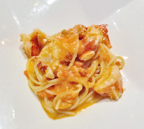 Lobster and Sea Urchin Spaghetti