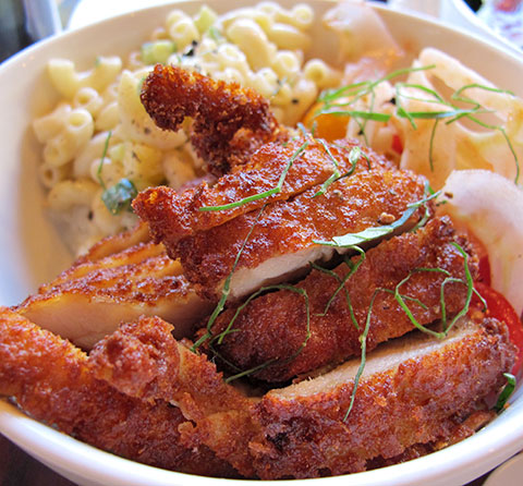 Hawaiian-style Fried Chicken Rice Bowl