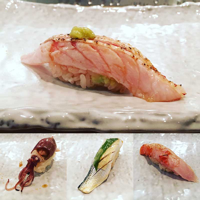 Sushi at Sushi Katsuei / Celia Sin-Tien Cheng